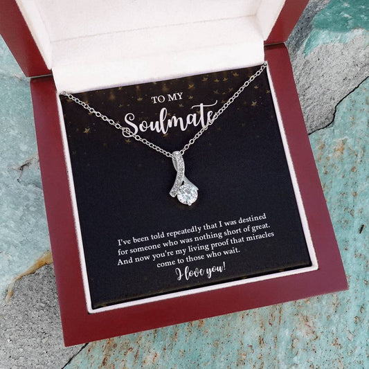 To My Soulmate | I Love You - Alluring Beauty necklace