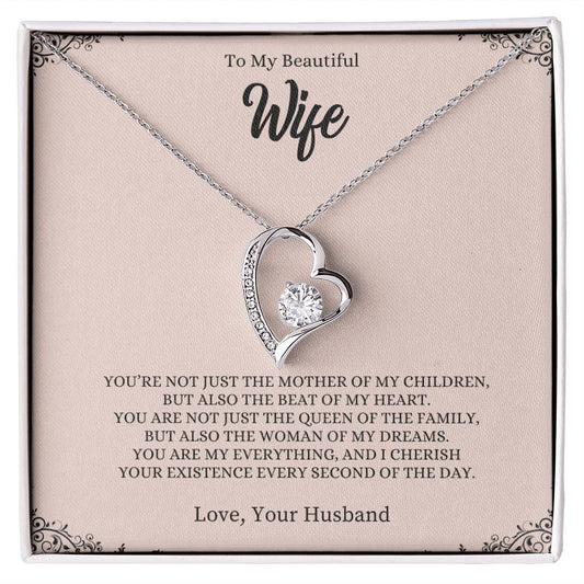 To My Beautiful Wife | You Are My Everything - Forever Love Necklace